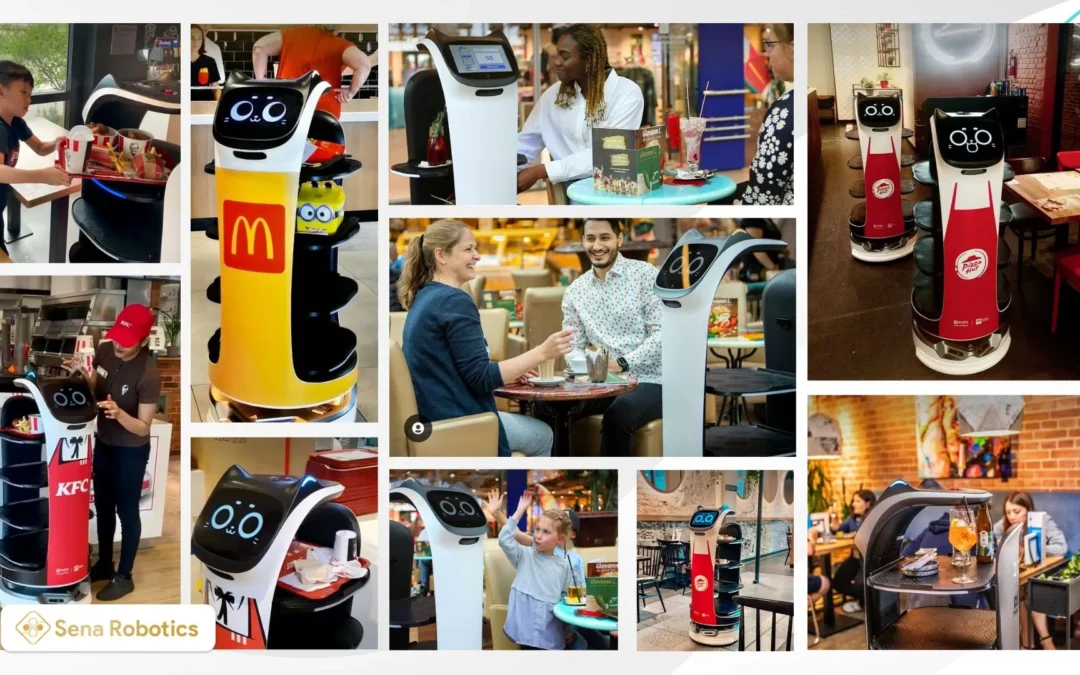 Robots de servicio para grandes cadenas de restaurantes